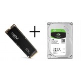 500GB NVMe M.2 SSD + 2TB